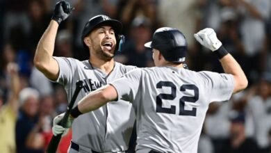 Los Yankees escanean los rayos después de 14 récord de jonrones gy en 2 juegos
