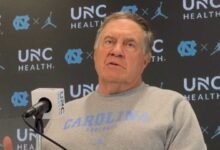 En UNC, Bill Belichick usó más obras de “vida” de lo que vio en la NFL