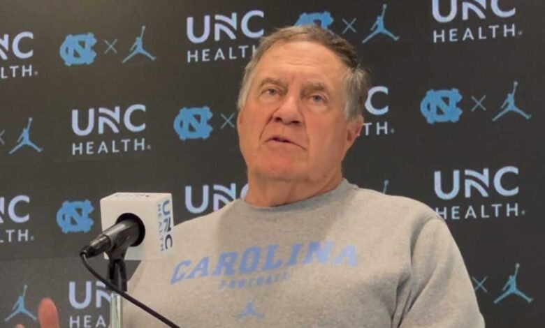 En UNC, Bill Belichick usó más obras de “vida” de lo que vio en la NFL