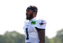 Informe: Patriots WR Ja’lynn Polk para la temporada con lesión en el hombro