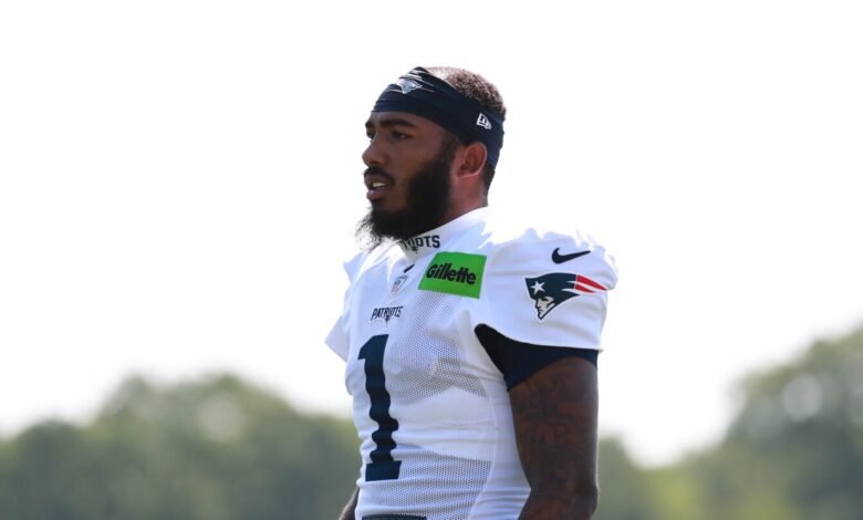 Informe: Patriots WR Ja’lynn Polk para la temporada con lesión en el hombro