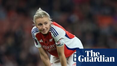 Leah Williamson a la temporada de WSL de la señorita Arsenal debido a una lesión en la rodilla | Mujeres del Arsenal