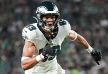 Fuente – Eagles WR Johnny Wilson para una cirugía para finalizar la temporada