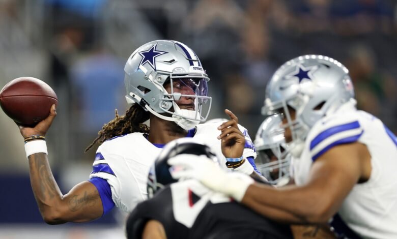 Joe Milton hizo un final sólido para convertirse en el centrocampista número 2 de los Cowboys Joe Milton hizo un final sólido para convertirse en el centrocampista número 2 de los Cowboys