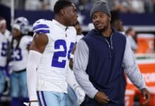 Micah Parsons monitoreó desde un lado cuando los vaqueros terminaron las elecciones