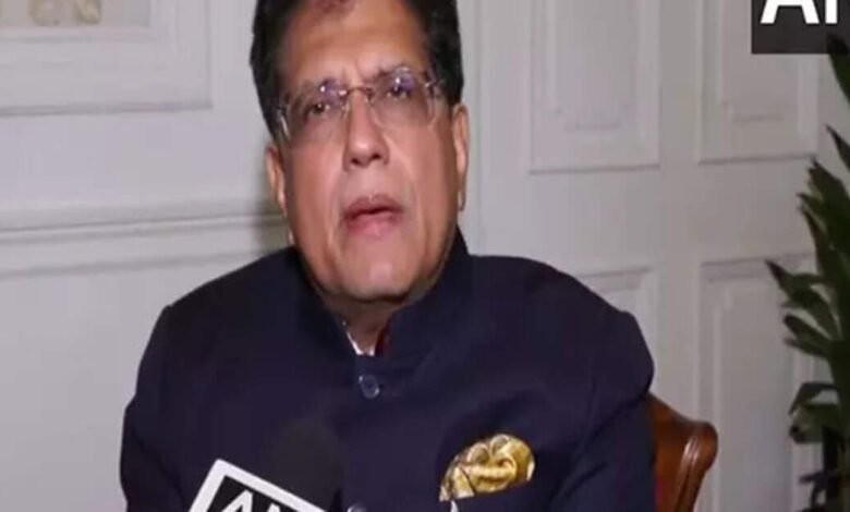 Goyal le pide al sector de cultivo que use la zona de libre comercio para aumentar las exportaciones. Goyal le pide al sector de cultivo que use la zona de libre comercio para aumentar las exportaciones.