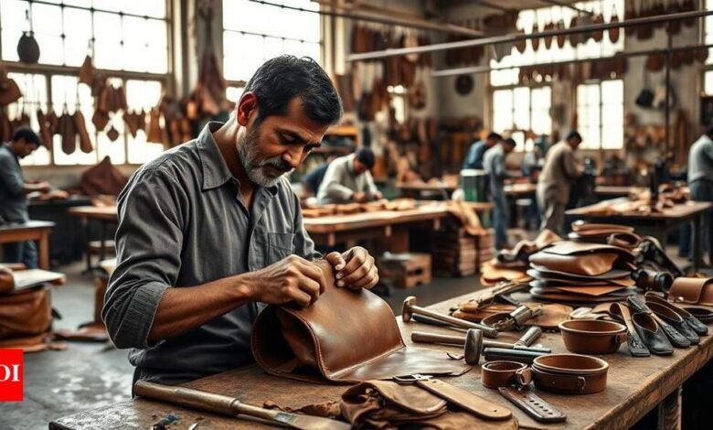 Comercio entre Estados Unidos y India: aranceles para llegar al sector de cuero; Exportadores de Kolkata que reflexionan sobre la pregunta ‘hecha en Europa’ Comercio entre Estados Unidos y India: aranceles para llegar al sector de cuero; Exportadores de Kolkata que reflexionan sobre la pregunta ‘hecha en Europa’