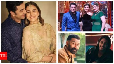 Top 5 Noticias de entretenimiento: Sunny Deol Arya Khan elogió el debut dirigido por Khan, Tina Ahuja, Ranbir Kapoor-Alia Bhatt sobre el rumor del divorcio de Gobind-Sunita.