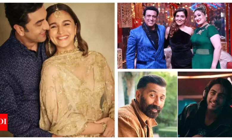 Top 5 Noticias de entretenimiento: Sunny Deol Arya Khan elogió el debut dirigido por Khan, Tina Ahuja, Ranbir Kapoor-Alia Bhatt sobre el rumor del divorcio de Gobind-Sunita. Top 5 Noticias de entretenimiento: Sunny Deol Arya Khan elogió el debut dirigido por Khan, Tina Ahuja, Ranbir Kapoor-Alia Bhatt sobre el rumor del divorcio de Gobind-Sunita.