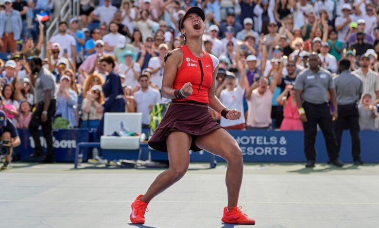 Eala giró a Tauson en el Abierto de Estados Unidos; Primero desde Filipinas para ganar el gran partido Eala giró a Tauson en el Abierto de Estados Unidos; Primero desde Filipinas para ganar el gran partido