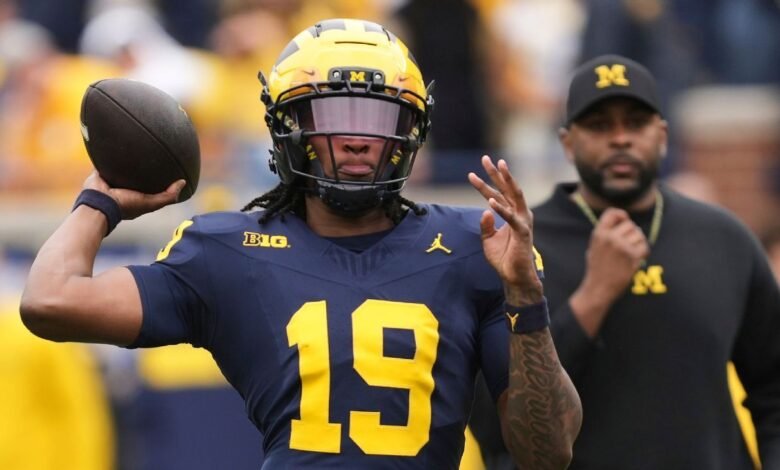 Fuente: Michigan para nombrar el Bryce Underwood comenzando al defensor. Fuente: Michigan para nombrar el Bryce Underwood comenzando al defensor.