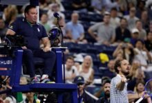 Bonzi sobrevivió a la competencia caótica de Medvedev en el partido abierto de los Estados Unidos.