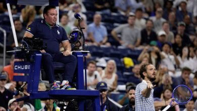 Bonzi sobrevivió a la competencia caótica de Medvedev en el partido abierto de los Estados Unidos.