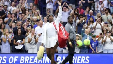 Venus Williams, de 45 años, se enamoró de Karolina Muchova en 3 sets en US Open.