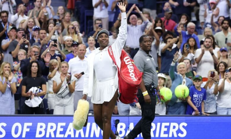 Venus Williams, de 45 años, se enamoró de Karolina Muchova en 3 sets en US Open.