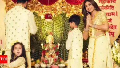 Ganesh IV: Cuando Samisha, la hija de Shilpa Sethi, ganó el corazón de Ganapati Puja. Noticias de la película hindi