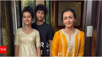 Ganesh IV 2025: Namrata celebra a los niños con los niños, reveló al desaparecido Mahesh Babu en el puesto sensible.
