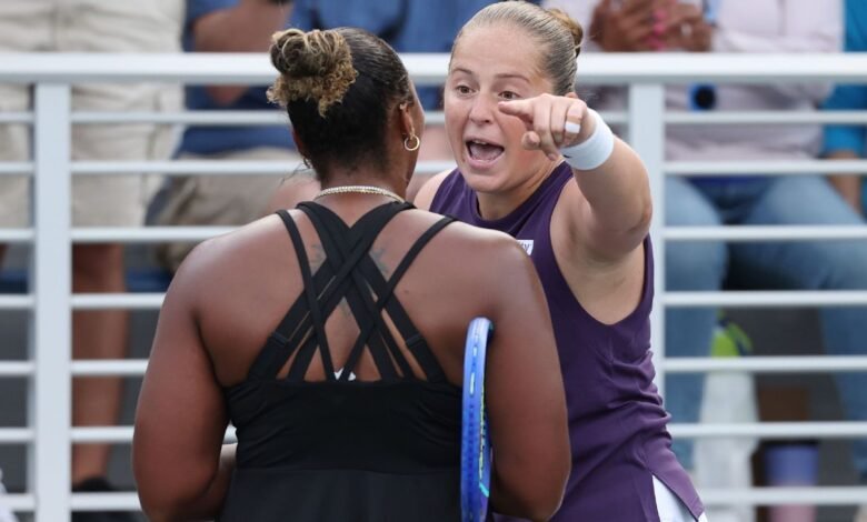 Townsend, Ostapenko habló caliente después del partido inaugural