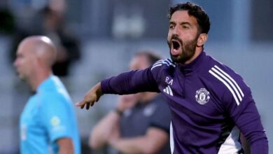 Amorim golpea a los jugadores de Man United después de perder la conmoción con Grimus B.