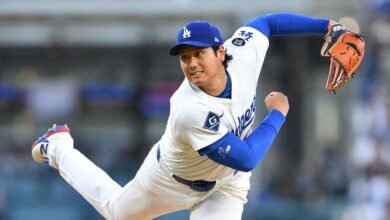 Ohtani tiene un gran salto, ganando la primera temporada de la temporada para Dodgers