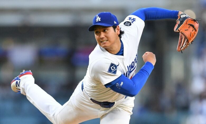 Ohtani tiene un gran salto, ganando la primera temporada de la temporada para Dodgers