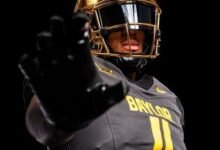 Baylor’s Gold Chrome Helmets lidera la mejor semana 1 Uniformes de fútbol universitario
