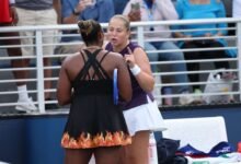 Jelena Ostpenko, Perdón por las palabras utilizadas con Taylor Townsend.