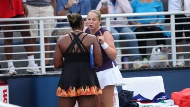 Jelena Ostpenko, Perdón por las palabras utilizadas con Taylor Townsend.