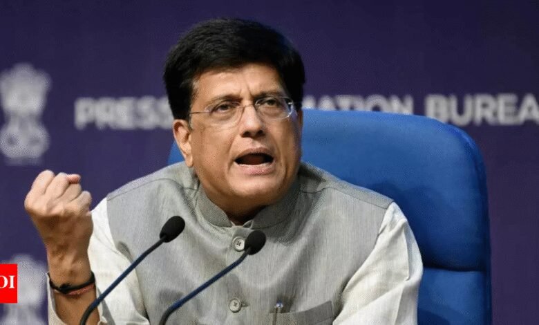 Estrategia comercial: Piyush Goyal dice India Inc en la ‘zona de confort acogedora’ del mercado de 1.400 millones. Estrategia comercial: Piyush Goyal dice India Inc en la ‘zona de confort acogedora’ del mercado de 1.400 millones.