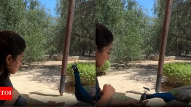 Rashmika Mandana’s Nature Retreat: un clip adorable que impulsa el pavo real; ‘Libertad’ llamadas experiencia
