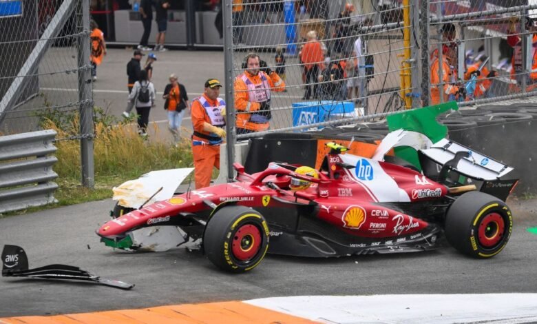 GP holandés: Ferrari tiene un doble DNF cuando Hamilton, Leclerc se derrumbó GP holandés: Ferrari tiene un doble DNF cuando Hamilton, Leclerc se derrumbó