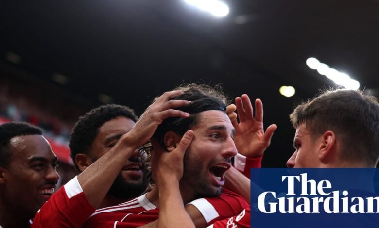 Dominik Szoboszlai Strike Strike Fregad Arsenal y envía a la parte superior del Liverpool | Liga Premier Dominik Szoboszlai Strike Strike Fregad Arsenal y envía a la parte superior del Liverpool | Liga Premier
