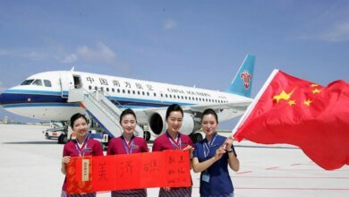 Las aerolíneas chinas se aplicaron al canal en Nueva Delhi. Comience los pasos para volver al vuelo.