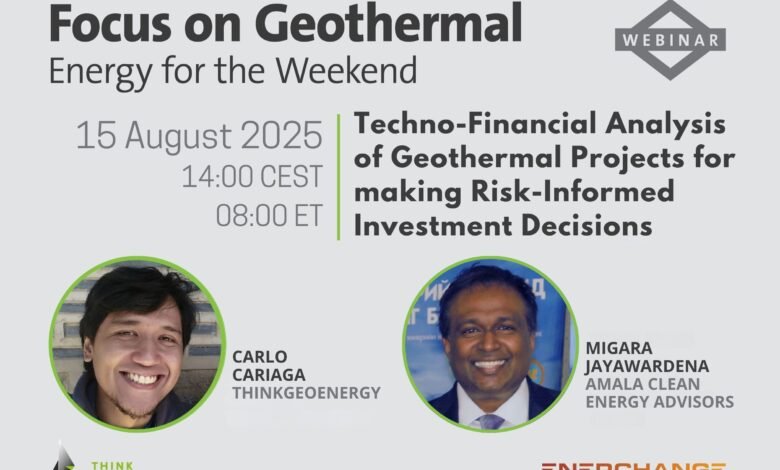 Seminario sobre el análisis financiero web del calor bajo el mundo para las decisiones de inversión el 15 de agosto de 2025 Seminario sobre el análisis financiero web del calor bajo el mundo para las decisiones de inversión el 15 de agosto de 2025