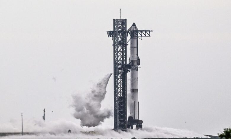 El clima nublado retrasa el último lanzamiento de SpaceX Starship para superar los problemas de prueba El clima nublado retrasa el último lanzamiento de SpaceX Starship para superar los problemas de prueba