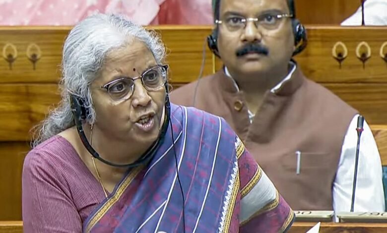 Nirmala Sitraman retira el impuesto sobre la renta en Lok Sabha; Nuevo certificado de recaudación de dinero que se publicará el 11 de agosto