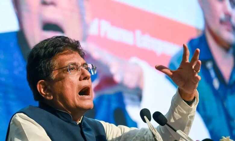 El gobierno lo usará pronto para aumentar la exportación: Piyush Goyal. El gobierno lo usará pronto para aumentar la exportación: Piyush Goyal.