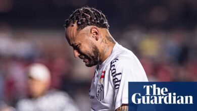 Neymar se fue lloroso después de una pérdida de 6-0 que conduce al despido del entrenador de Santos | Santos