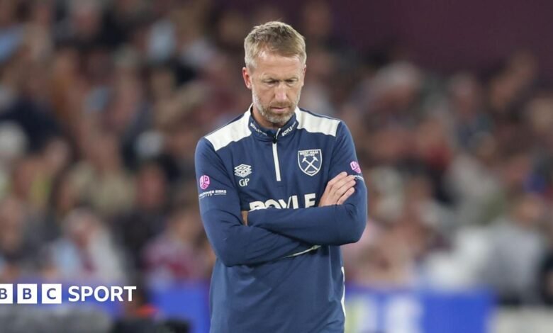 West Ham: Graham Potter está bajo la presión del martillo después de que el comienzo no es bueno?
