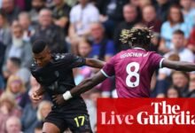 Brentford v Aston Villa, Bournemouth V Wolves, Burnley V Sunderland: Fútbol – directamente | Fútbol americano