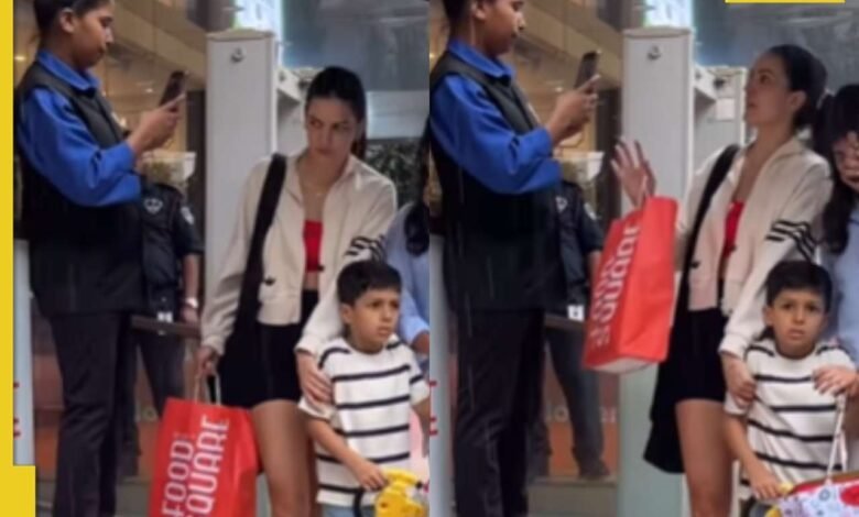El hijo de Nata Stankovich, Augusta, mientras mira el video viral, la veía en secreto tratando de grabarla