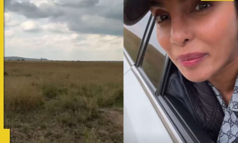 Priyanka Chopra SS Rajamouli’s SSMB 25 Shoot Shoot Hornee Disfrute de la aventura de safari en Kenia antes de comenzar