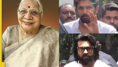 Ram Charan, Chiranjivi, Venkatesh, Naga Chaitanya llegaron a la casa de Allu Arjun para presentar sus últimos respetos a su difunta abuela