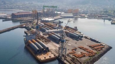 Iberdrola recibe los últimos monopiles para el parque eólico en alta mar de Windanker
