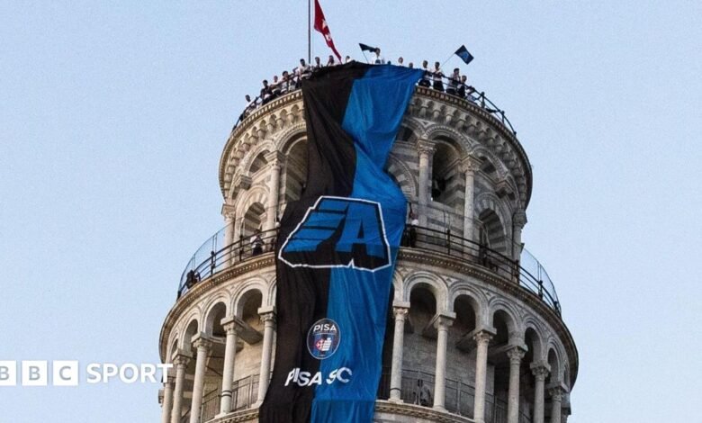 Pisa preparándose para el regreso de la Serie A después de la ausencia de tres décadas Pisa preparándose para el regreso de la Serie A después de la ausencia de tres décadas