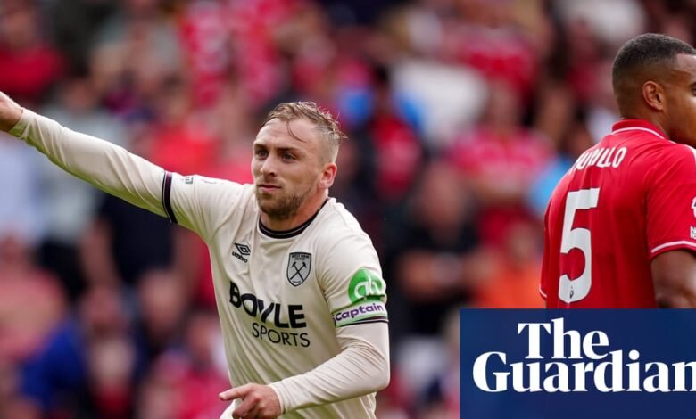 Jarrod Bowen enciende West Ham llega tarde en la victoria en Nottingham Forest | Liga Premier Jarrod Bowen enciende West Ham llega tarde en la victoria en Nottingham Forest | Liga Premier