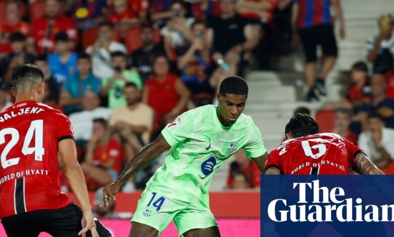 Marcus Rashford debutó cuando Barcelona caminó por nueve personas de Mallorca | La Liga