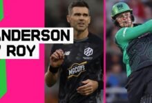 The Cien 2025: Jason Roy destruyó el lanzamiento de James Anderson’s Manchester Originals