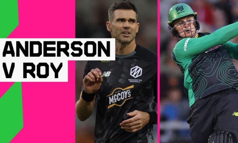The Cien 2025: Jason Roy destruyó el lanzamiento de James Anderson’s Manchester Originals The Cien 2025: Jason Roy destruyó el lanzamiento de James Anderson’s Manchester Originals