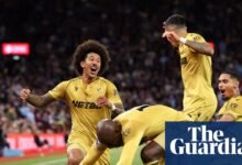 El aturdidor de Guyhi inspiró a Crystal Palace a ganar en Aston Villa | Liga Premier